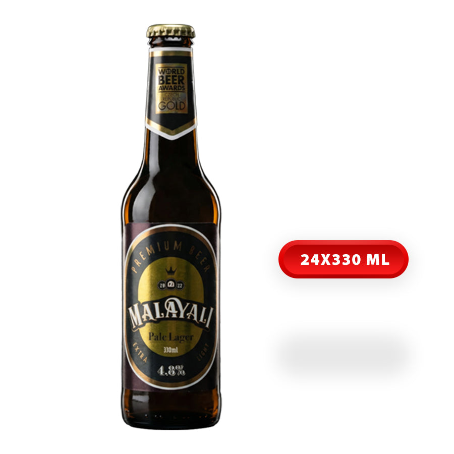 Malayali Lager 4.8% (330ml x 24)